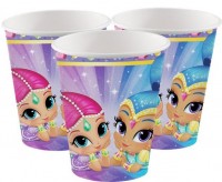 8 Shimmer & Shine Jewels Pappbecher 266ml