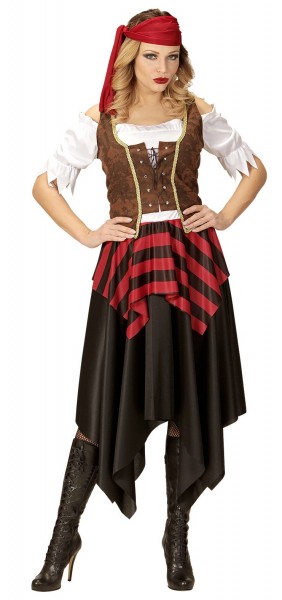 Piratenbraut Mariella Damenkostüm 3