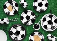 Vorschau: Fußball Partyset Kick it 60-teilig