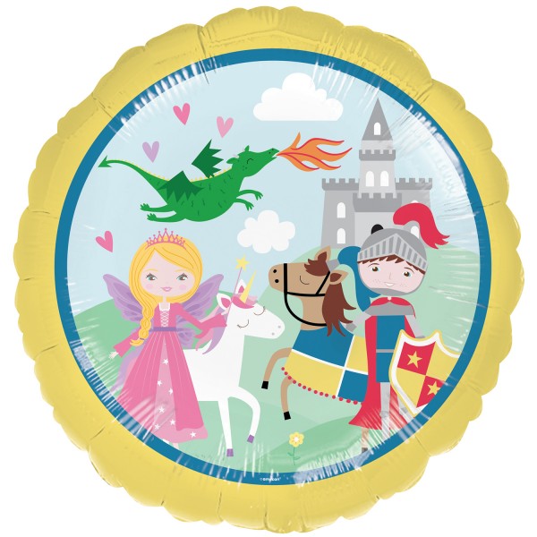 Prinzessin & Ritter Folienballon 43cm