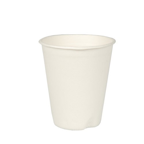 12 Zuckerrohr Becher Tosca weiß 0,2l