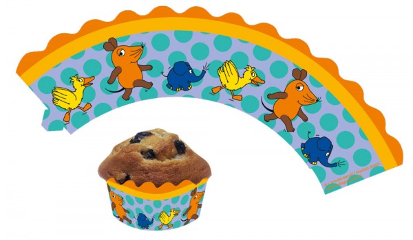 12 Sendung mit der Maus Muffin Banderolen