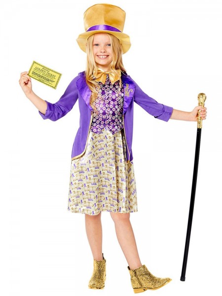 Willy Wonka Mädchenkostüm