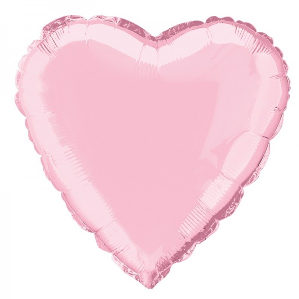 Herzballon True Love rosa