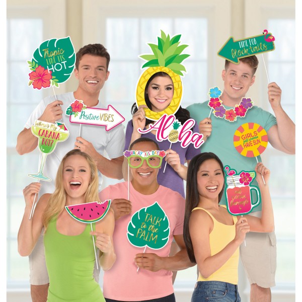 12 Fotobox Requisiten Aloha Island