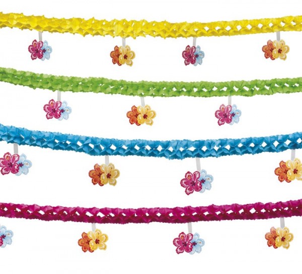 Bunte Hawaii Girlande 4m