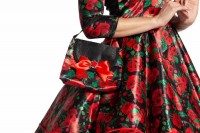 Vorschau: 50er Jahre Handtasche Rosengarten