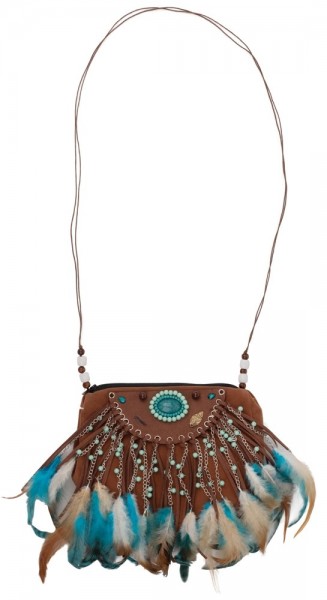 Indianer Feder Handtasche Kamali