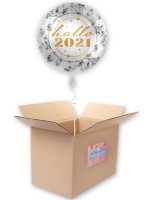 Hallo 2021 Silvester Folienballon 45cm