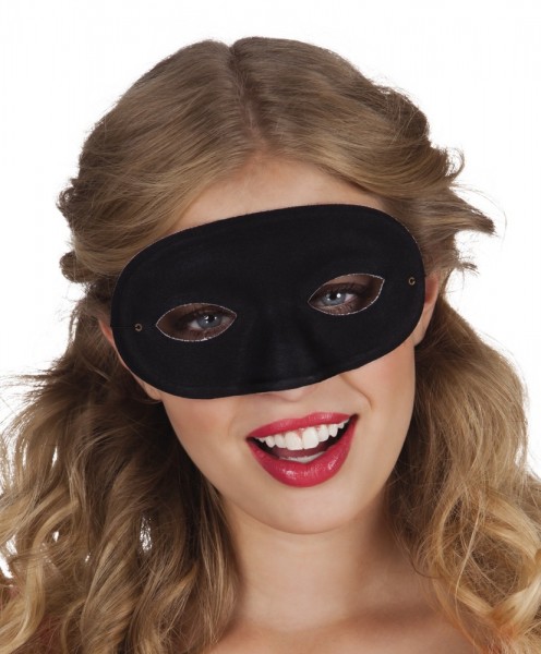 Schwarze Augenmaske Nico