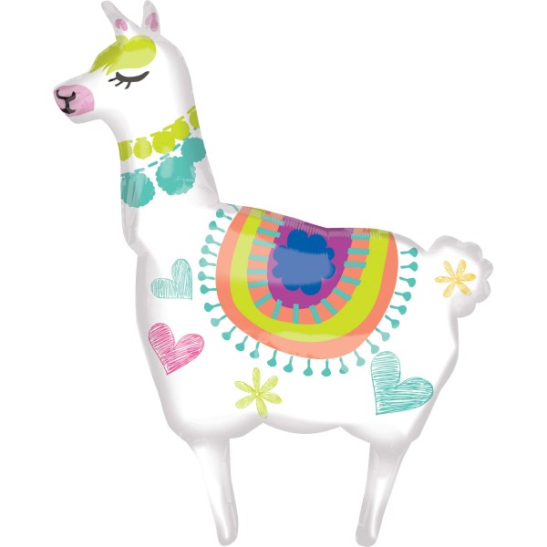 XL Happy Lama Folienballon