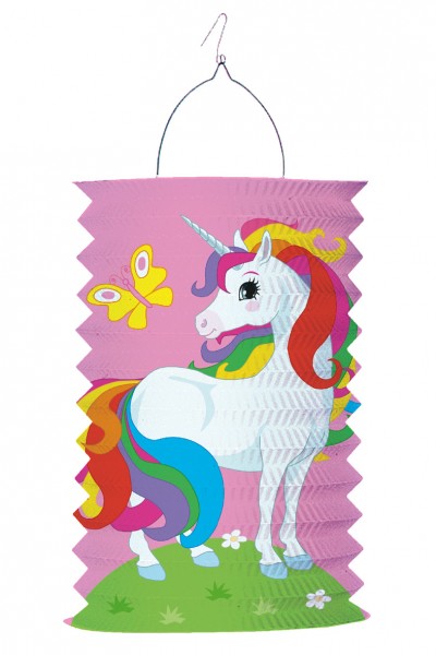 Einhorn Laterne Rainbow Sparkle 28cm