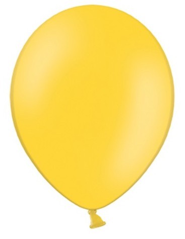 10 Partystar Luftballons gelb 27cm