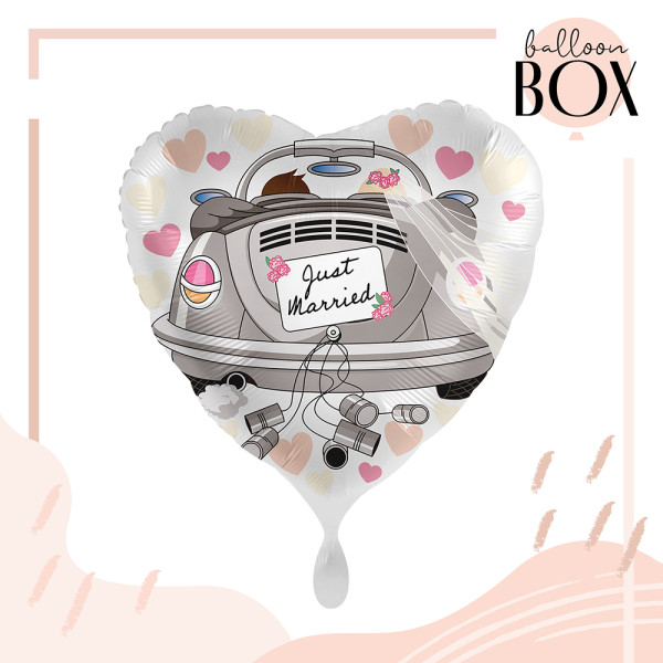 Balloha Geschenkbox DIY Weddingcar XL