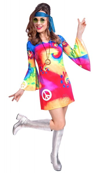 70er Jahre Groovy Girl Damenkostüm