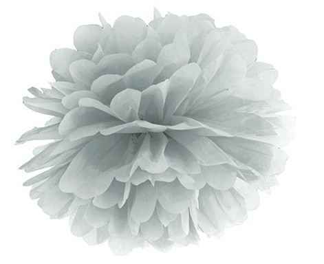 Pompon Romy silber 25cm