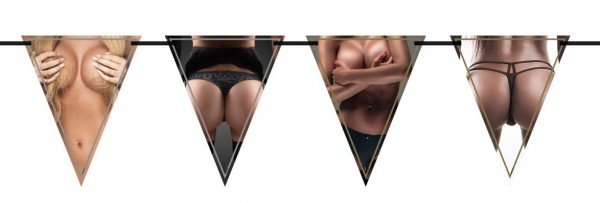 Sexy Girls Wimpelkette 6m