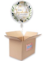 Vorschau: Zur Jugendweihe Folienballon floral 43cm