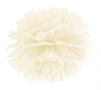 Pompon Romy creme 25cm