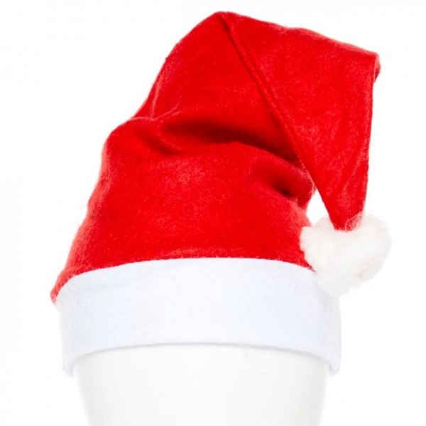 Klassische Weihnachtsmütze