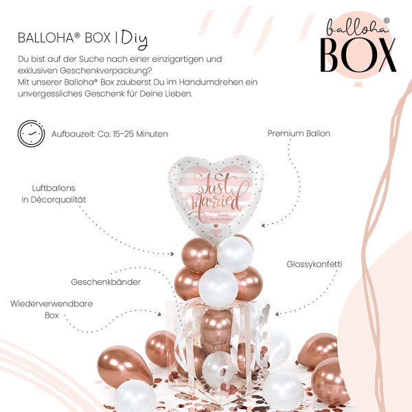 Balloha Geschenkbox DIY Verliebt Verlobt Verheiratet XL 3