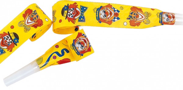 Zirkus Clown Pino Luftrüssel Tröte 4 Stück
