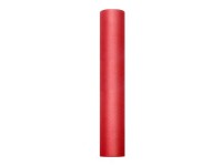 Tüll Stoff Luna rot 9m x 30cm