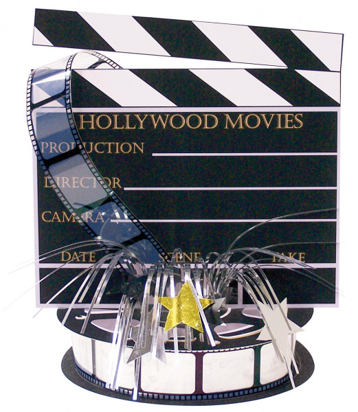 Hollywood Filmklappe Tischaufsteller 45 cm
