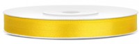 25m Satin Geschenkband gelb 6mm breit