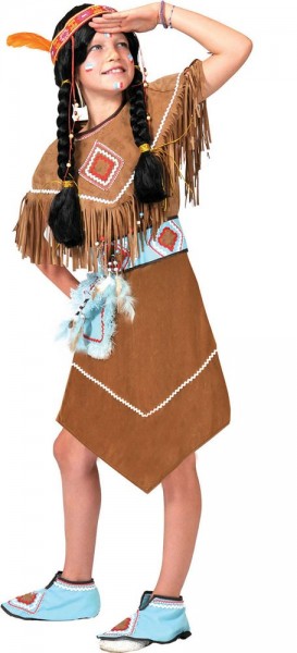 Indianerin Kleiner Vogel Kinderkostüm