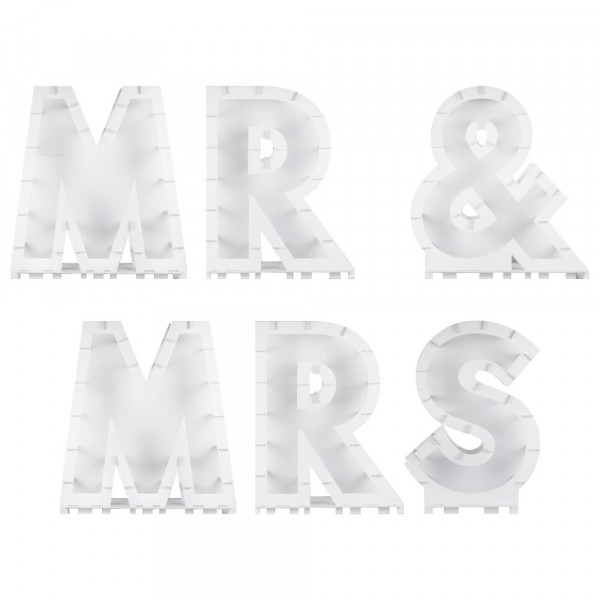 MR & MRS befüllbare Ballonständer 2