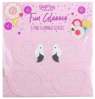 Vorschau: 8 Flamingo Beach Papierbrillen