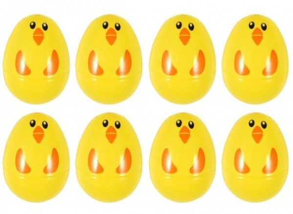 8 Befüllbare Osterküken 6cm