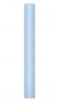 Tüll Stoff Luna pastellblau 9m x 50cm