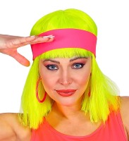 80er Neon Stirnband Kathy pink