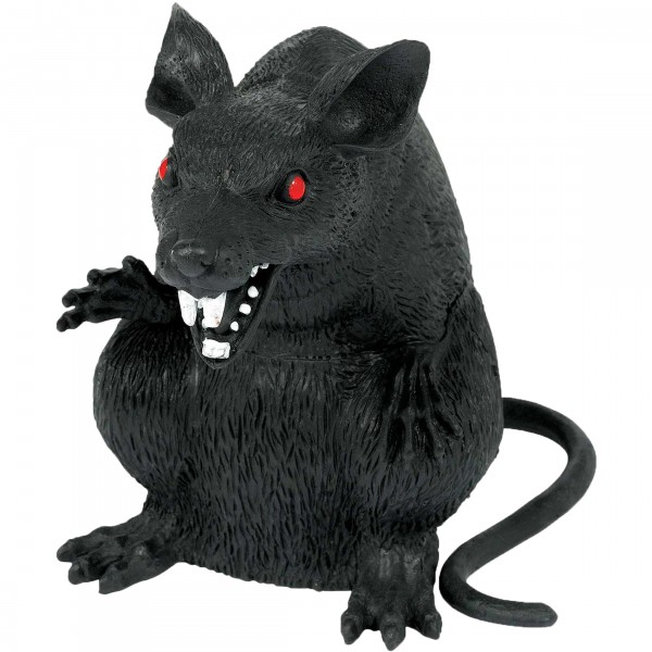 Dämonische Deko Ratte 15cm