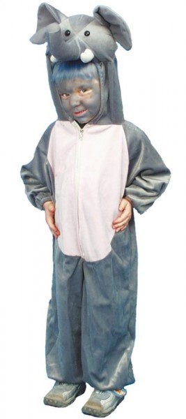 Elefanten Overall Mit Kapuze Kinderkostüm