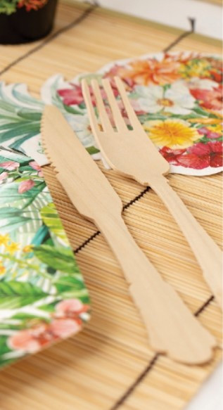 Bamboo Eco Besteckset 12-teilig