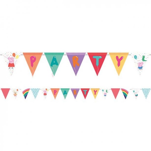 Peppa Wutz Partyfieber Girlande 4m