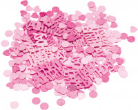 Happy Birthday Partyspaß Streudeko rosa