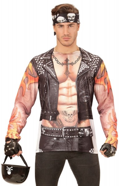Biker Bad Boy 3D-Shirt