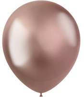 10 Shiny Star Luftballons Roségold 33cm