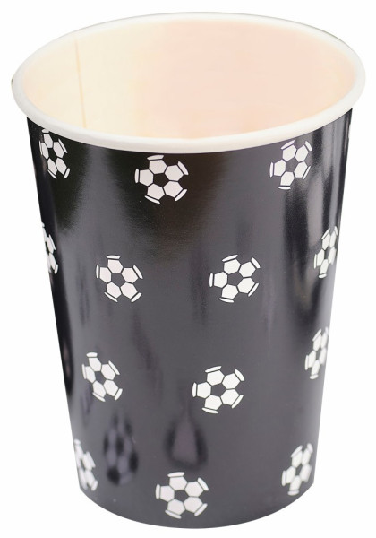 8 Ready to Kick off Pappbecher 250ml