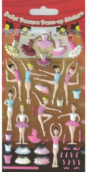 Kleide deine Ballerina an Sticker