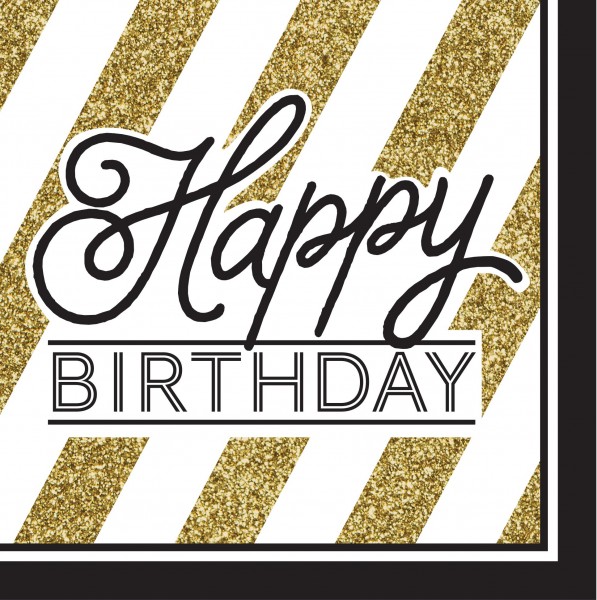 16 Magical Birthday Servietten 33cm