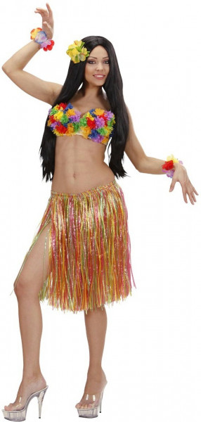 Hawaii Waikiki Kjol Färgglad 55cm