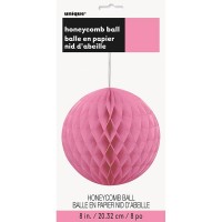 Niedlicher Rosener Wabenball 20cm