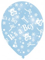 Vorschau: 6 Ballons Willkommen Kleiner Prinz 27,5 cm