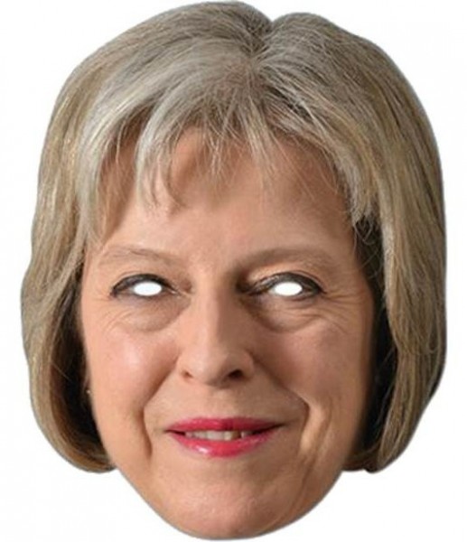 Theresa May Pappmaske 26,6 x 22,2cm