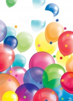 8 Ballon Carnival Geschenktüten